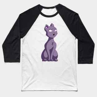 Meowing cat Baseball T-Shirt